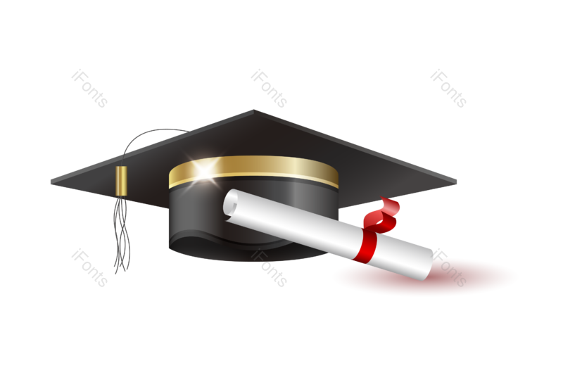 毕业季图片,博士帽元素,学生PNG,毕业免抠素材